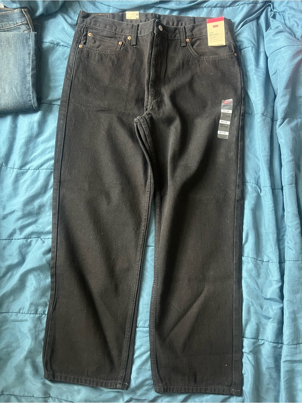 Levi's Men's Black Relaxed Jeans
